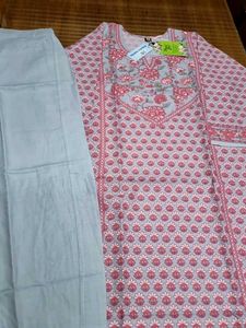Elegant Printed Kurta with Pants