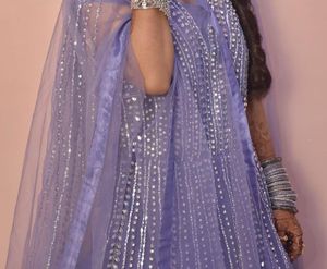 heavy wedding gown
