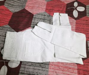 🆕️Korean White Denim Jeans