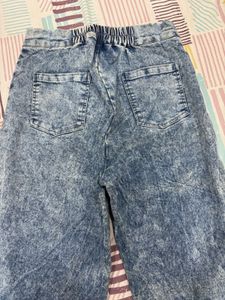 Vintage Acid Wash Wide Leg Jeans