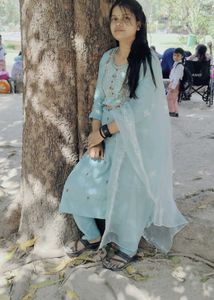 Beautiful Blue Kurta Set ( FIXED PRICE)