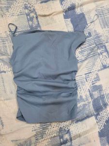 Blue Bodycon Top