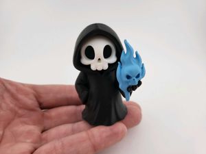 Grim Reaper with fire – Skeleton Action Figure