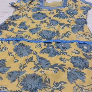 Floral Print Kurta
