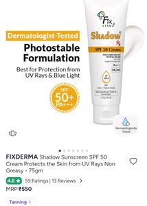 Fix Derma Shadow SPF 50 Cream