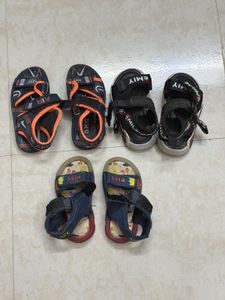 3 pair of Kids Sandals Set