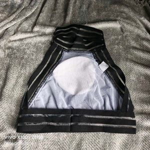 I. black cute crop top