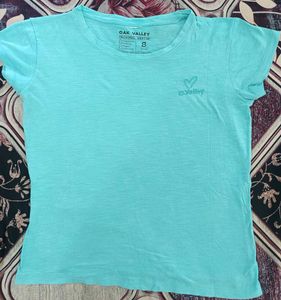 Cute Turquoise "Q. Valley" T-Shirt
