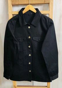 Embroidered Black Jacket size-40