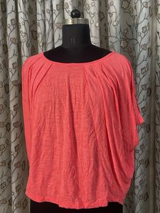 Coral Dolman Sleeve Top