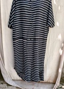 I. Striped Button-Up Maxi Dress