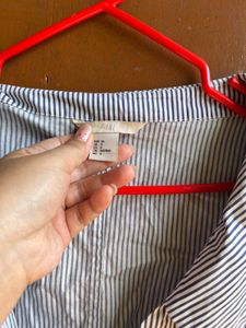 H &amp; M Stylish Striped Button-Up Shirt