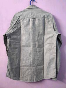 Men's Grey Oxford Shirt