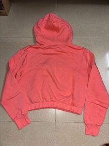 H&amp;M Coral NYC Cropped Hoodie