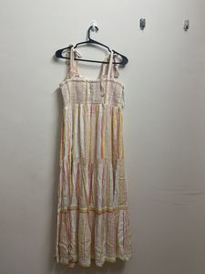 Zudio tie-up sleeves dress