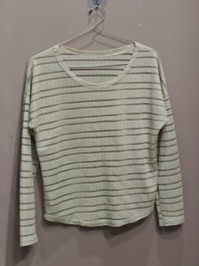 Striped Long-Sleeve Top