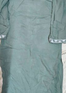 Embroidered Cotton Kurta