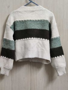Cozy Striped Knit Cardigan