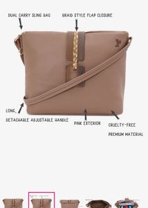 Baggit ShufflePink Sling Bag