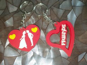Couple And Friend Keychain (Set Of 2)