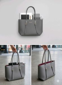 Elegant Gray Tote Bag