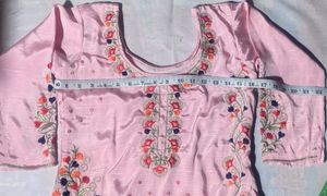 Pathani suit  Beautiful Pink Embroidered Straight