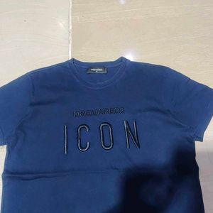 DSquared2 ICON T-Shirt blue Size XL