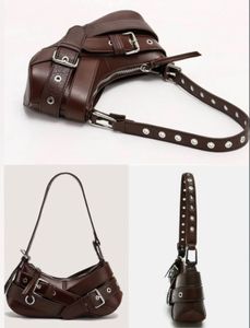 Zara brown Bag with Buckle Accents
