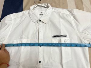 Men's Classic White Long Sleeve Shirt