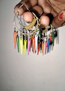 Colorful Hoop Earrings