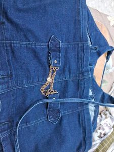 Demin Open Jacket/never Used