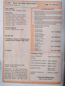 NCERT Indian Economics Development Class 12
