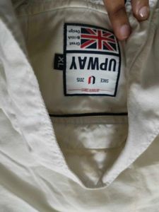 White Long Sleeve Casual Shirt