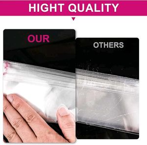Self Adhesive Bopp Polly Bags 2×7 (1000pcs)