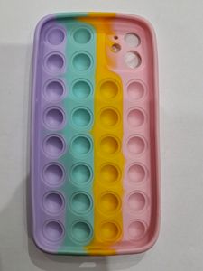 Iphone 11 Pink Bubble And White Chrome Case Cover