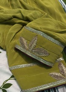 Beautiful Olive Green kurta set