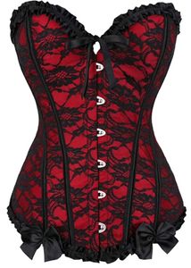 🧛‍♀️Victorian Goth/Gothic Red and Black corset