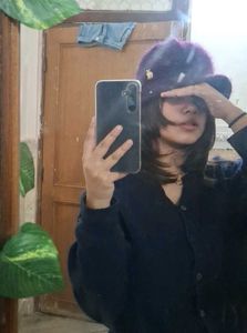 Plush Purple Beanie