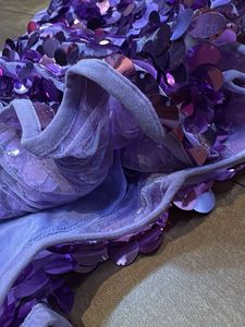 Sparkling Purple Coin Mini Skirt