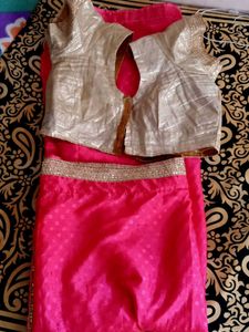Stunning Pink  sare with blouse