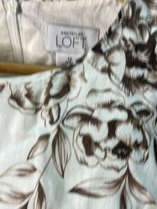 LOFT Floral Print Sleeveless Top