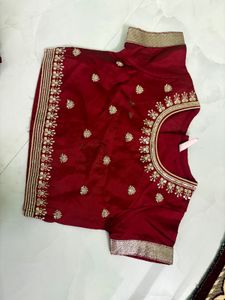Maroon Lehenga Choli Set with Dupatta