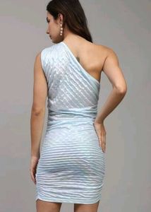 Sparkling One-Shoulder Mini Dress