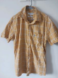 Mustard Colour Shirt XL (44cm) Men
