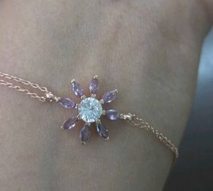 Amethyst bracelet SS925