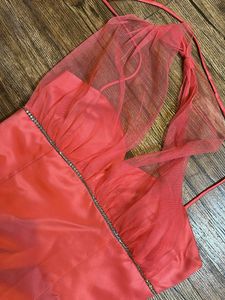 Elegant Pink Maxi Dress( offers are accepted )