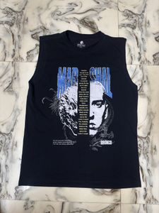 Men's Graphic Print Sleeveless T-Shirt