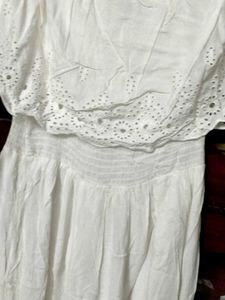 White off shoulder Maxi Dress