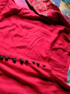 Red  Dress For Women / Knee Length