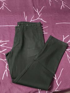 Blackberrys Men's Stylish Dark Green Pant